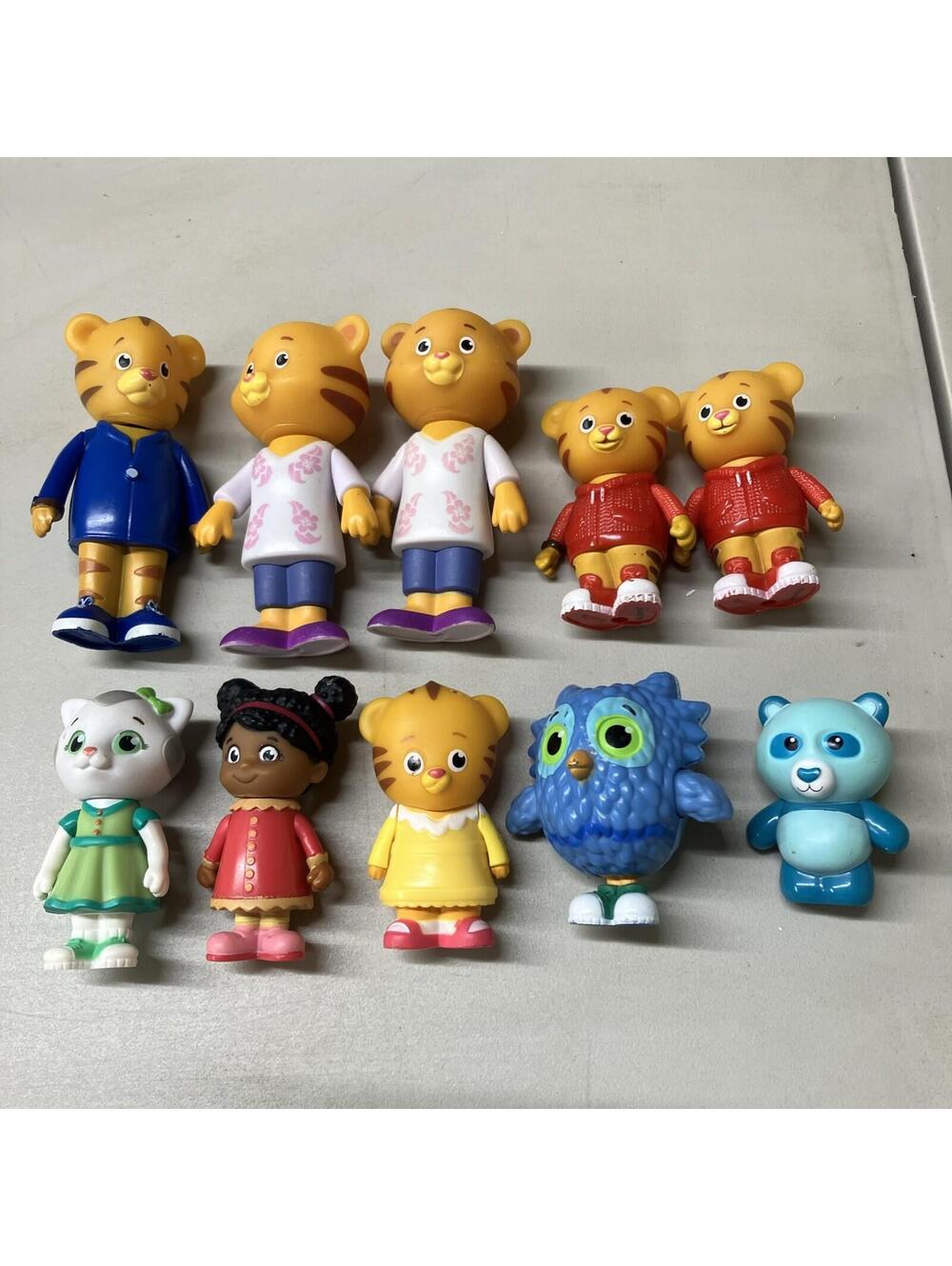 Daniel Tiger's Neighborhood Friends Figurines Lot of 10